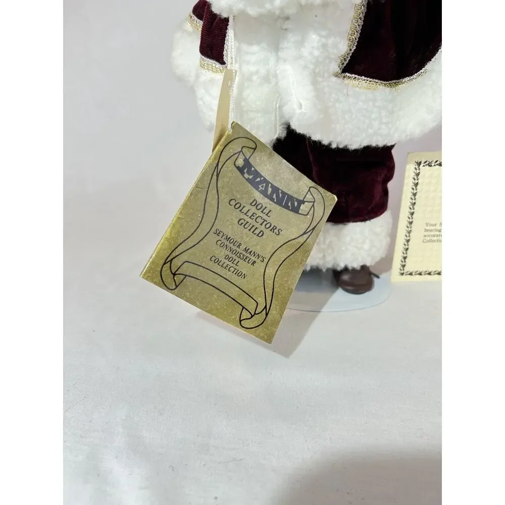 14.5” A Connoisseur Collection Doll by Seymour Mann Christmas Doll w box VINTAGE